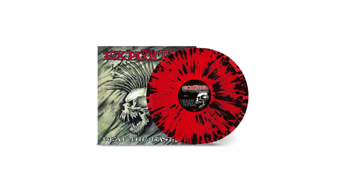 Exploited - Beat The Bastards Transparent Red Black Splatter Coloured Vinyl 2LP