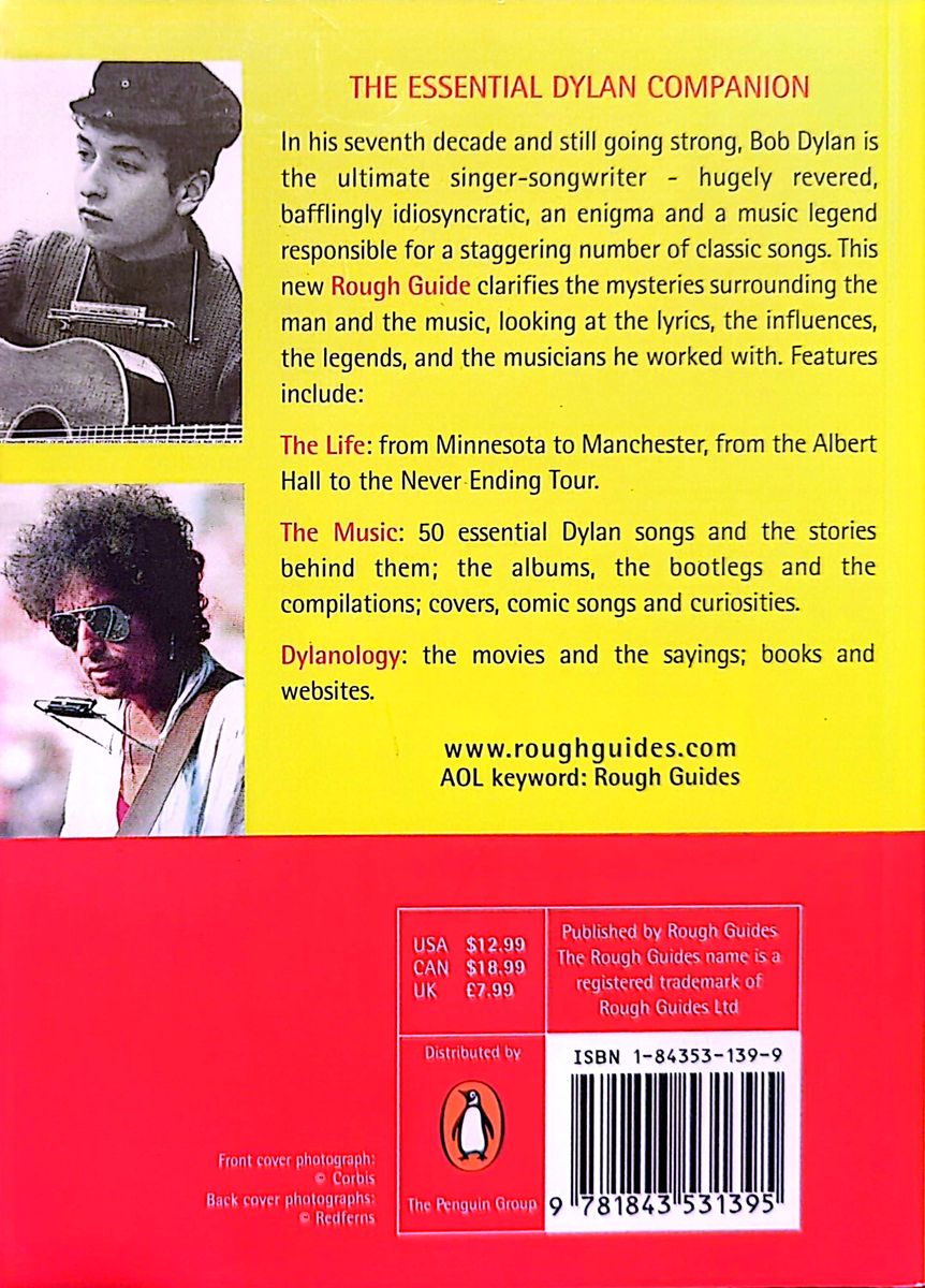 Nigel Williamson - The Rough Guide To Bob Dylan Paperback Book (2004)