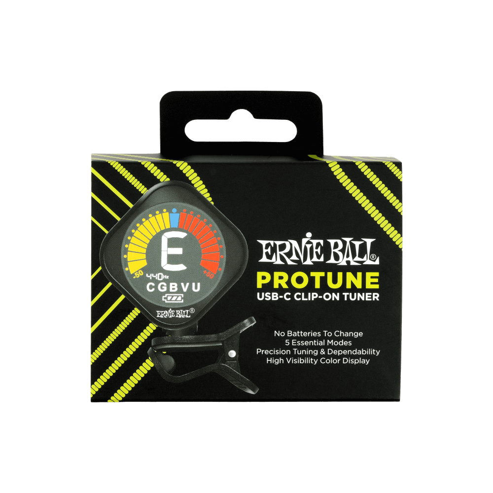 Ernie Ball - ProTune USB-C Rechargeable Clip-on Tuner