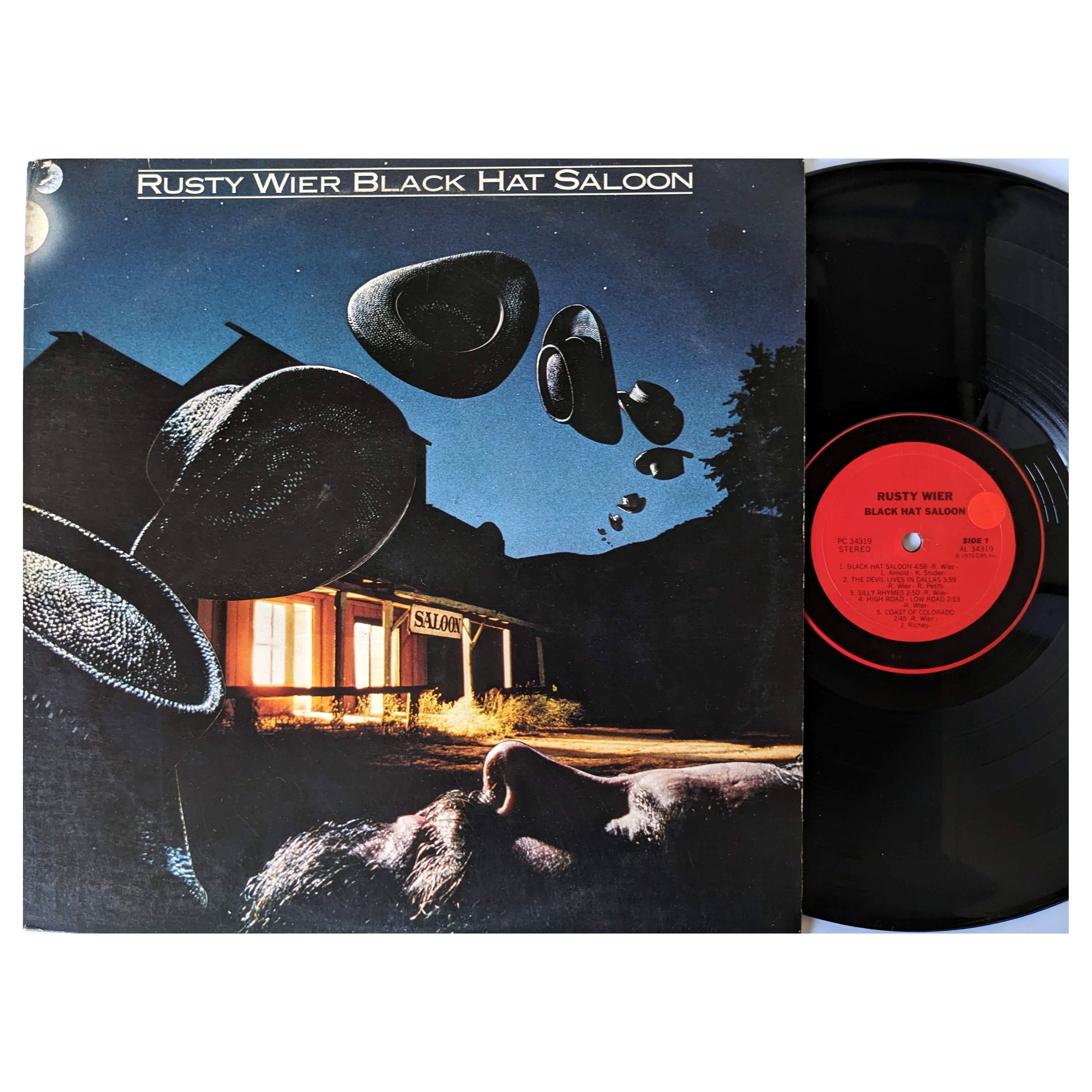 Rusty Weir - Black Hat Saloon Vinyl LP
