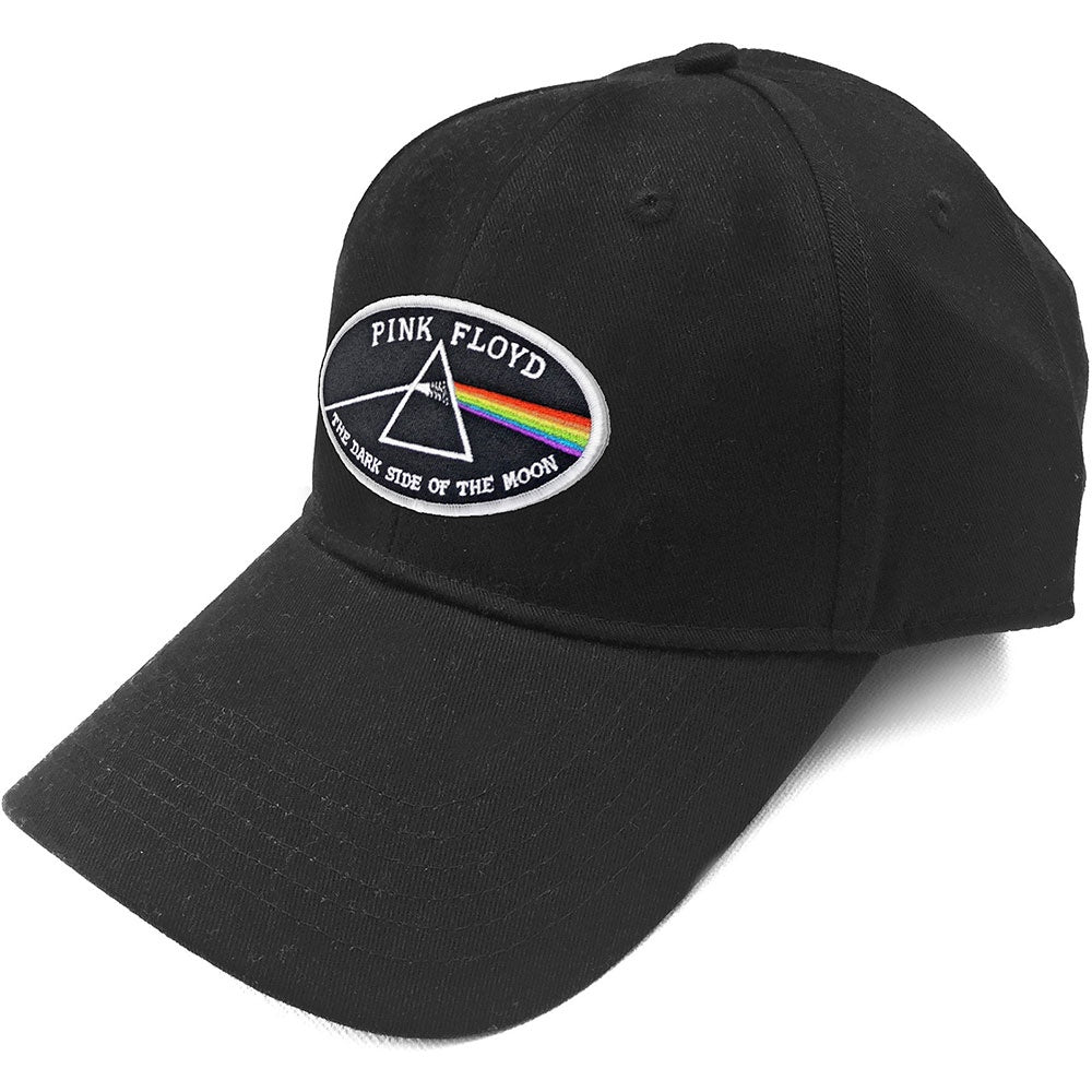 Pink Floyd - Dark Side Of The Moon Oval White Border Baseball Cap