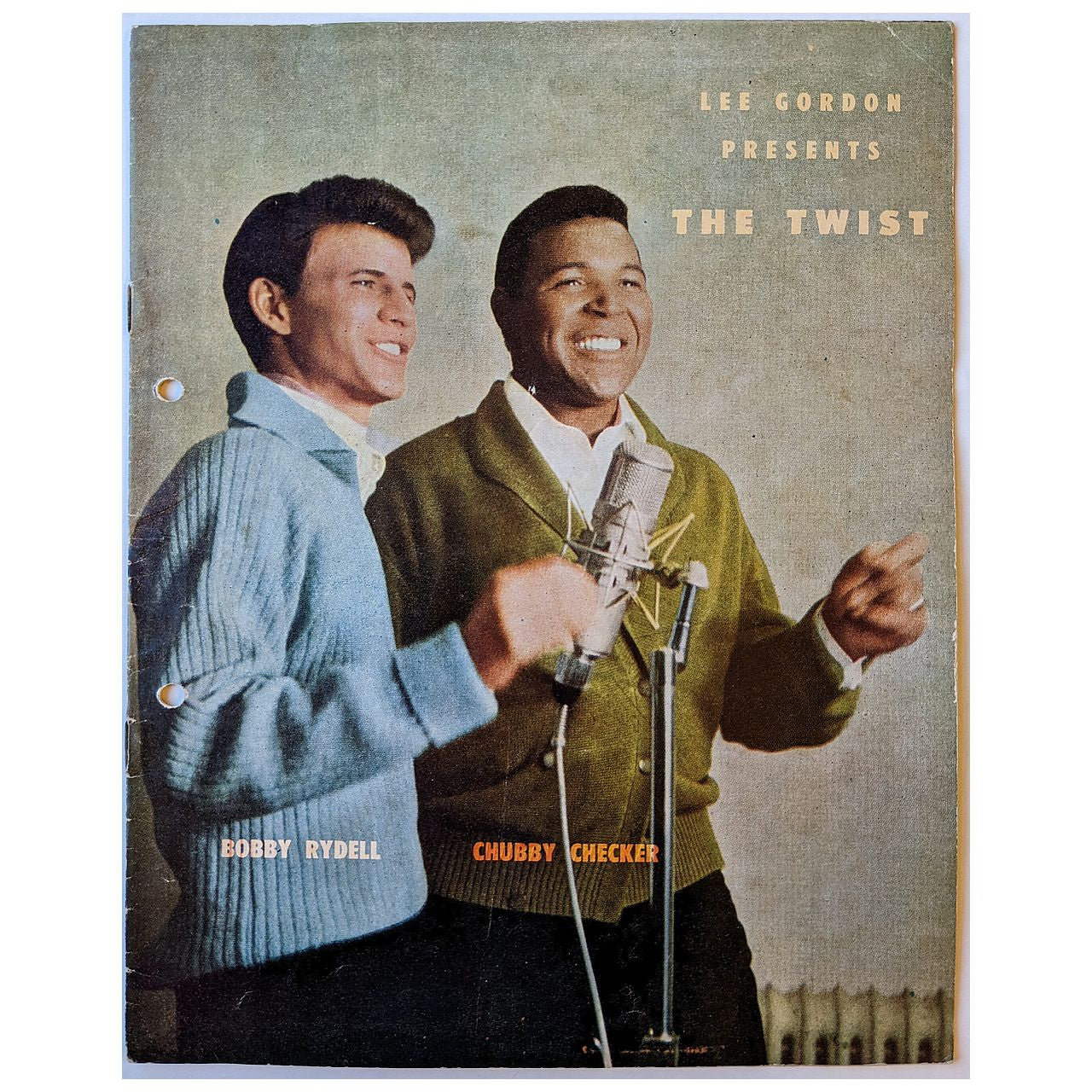Chubby Checker & Bobby Rydell - Lee Gordon Presents The Twist  1962 Australian Original Concert Tour Program
