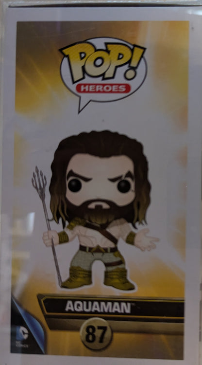 DC Universe - Aquaman Autographed Collectable Pop! Vinyl #87