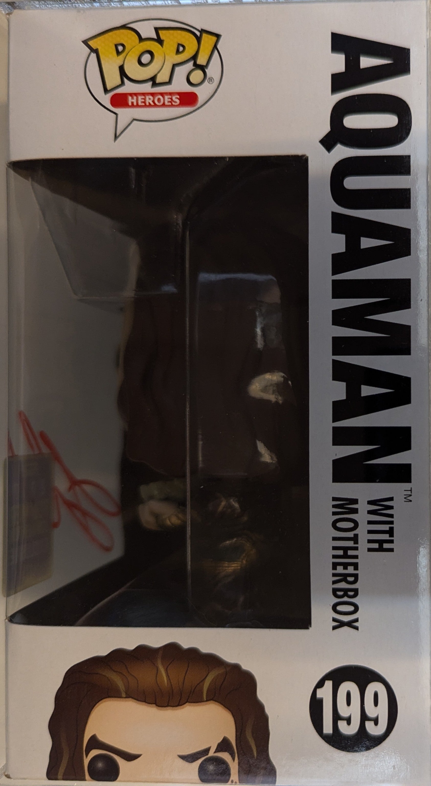 DC Universe - Aquaman Autographed Collectable Pop! Vinyl #199 (2017 Convention Exclusive)