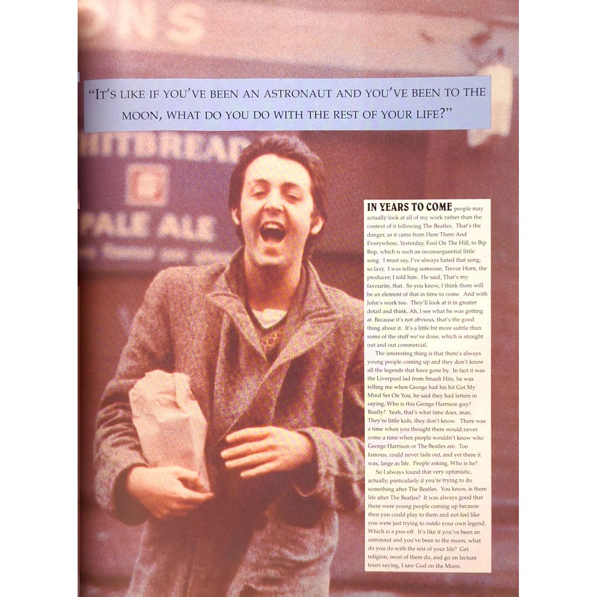 Paul McCartney - World Tour 1989  Concert Tour Program (Magazine Style)