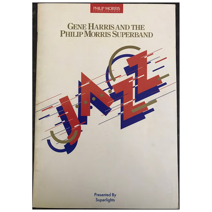 Gene Harris And The Philip Morris Superband - Jazz 1989 Australia Original Concert Tour Program