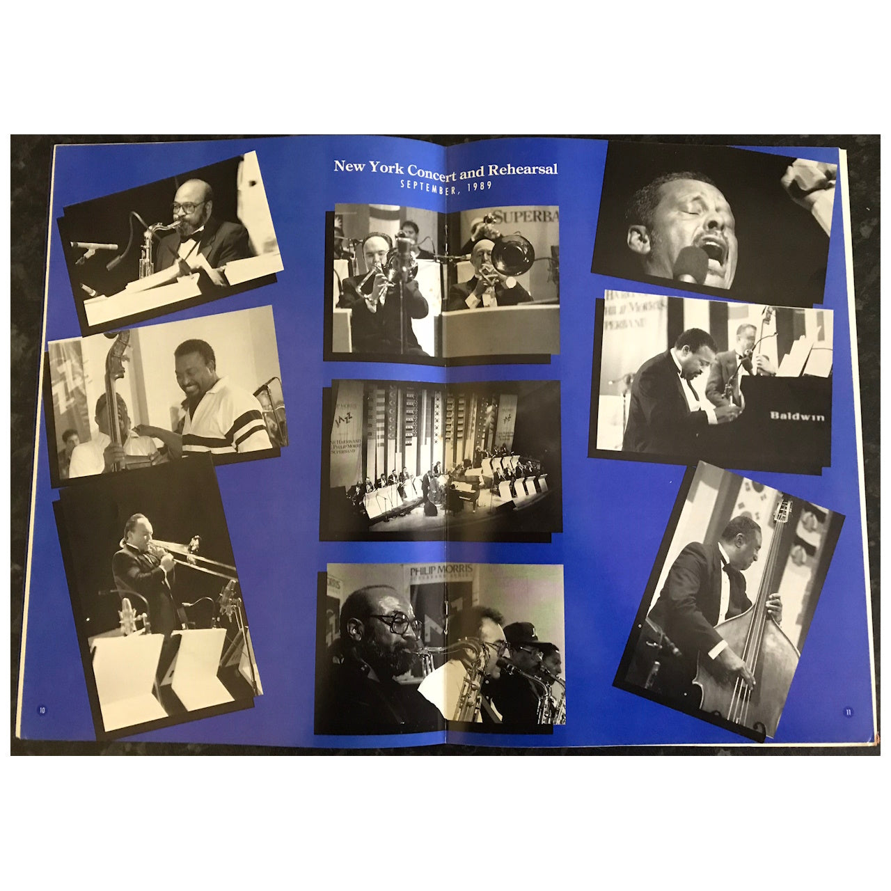 Gene Harris And The Philip Morris Superband - Jazz 1989 Australia Original Concert Tour Program