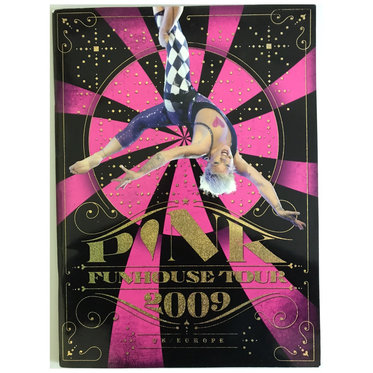 Pink - Funhouse Tour 2009 UK/Europe Original Concert Tour Program