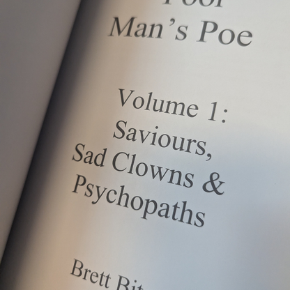 Brett Bites - Saviours, Sad Clowns & Psychopaths Paperback Book (2023) (New)