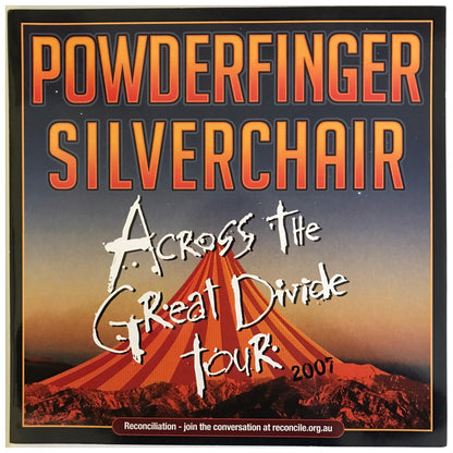 Powderfinger & Silverchair - Across The Great Divide 2007 Australia & New Zealand Original Concert Tour Program