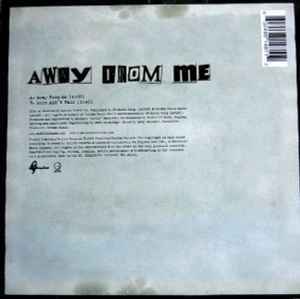 Puddle Of Mudd - Away From Me Blue Coloured 7" Vinyl Single (Used)