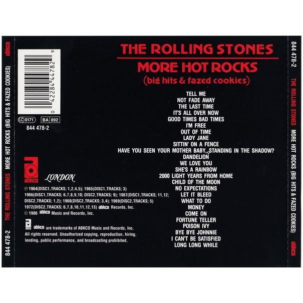 Rolling Stones – More Hot Rocks (Big Hits & Fazed Cookies) 2CD