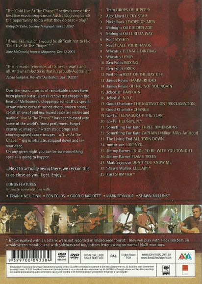 Various Artists – Live At The Chapel DVD (Used)