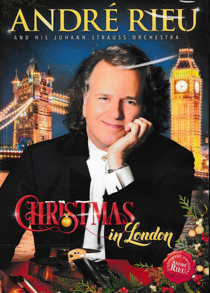 Andre Rieu & His Johann Strauss Orchestra – Christmas In London DVD (Used)
