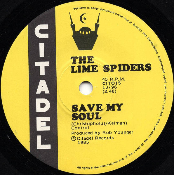 Lime Spiders - Out Of Control 7" Vinyl Single (Used)