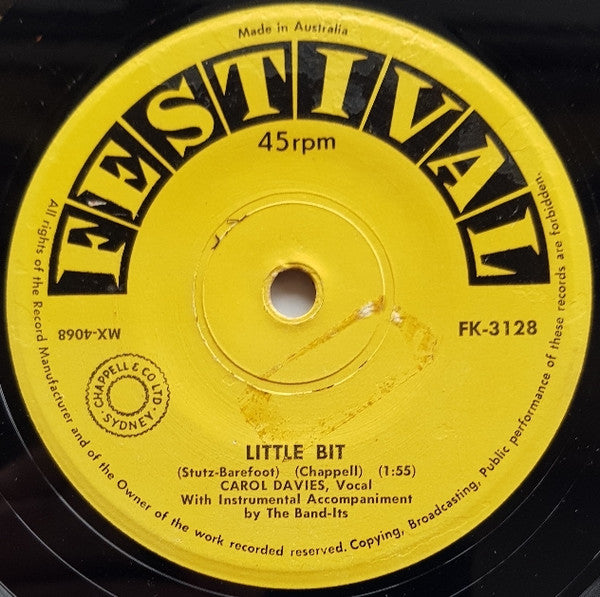 Carol Davies - Sweet Nothin's 7" Vinyl Single (Used)