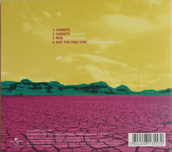 Powderfinger - Sunsets 4 Track CD Single