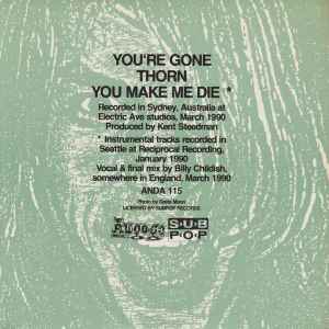 Mudhoney - You're Gone Purple Coloured 7" Vinyl Single (Used)