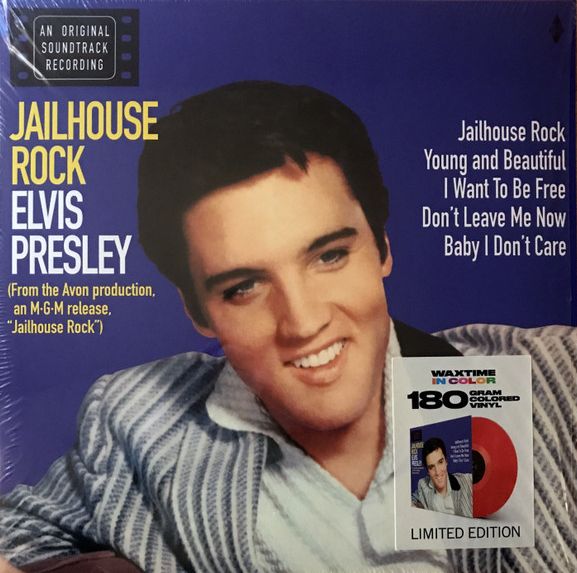 Elvis Presley – Jailhouse Rock Soundtrack Translucent Red Coloured Vinyl LP (Used)