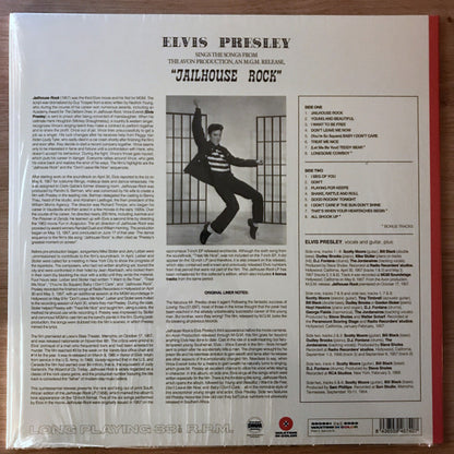 Elvis Presley – Jailhouse Rock Soundtrack Translucent Red Coloured Vinyl LP (Used)