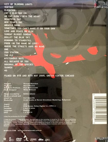 U2 – Vertigo 2005 / Live From Chicago DVD (Used)