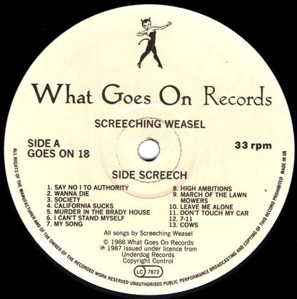 Screeching Weasel - What Goes On Records LP (Used)
