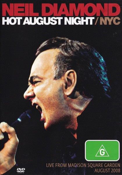 Neil Diamond – Hot August Night / NYC DVD + Booklet (Used)