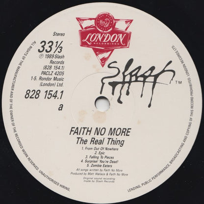 Faith No More – The Real Thing Vinyl LP (Used)