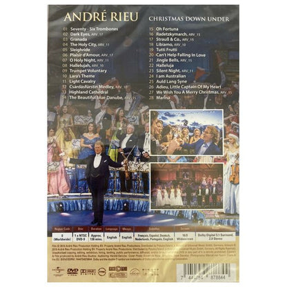 Andre Rieu -Christmas Down Under Live From Sydney DVD (New)