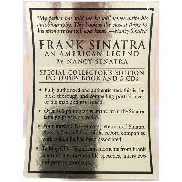 Frank Sinatra - An American Legend By Nancy Sinatra 5CD + Book Boxset (Used)
