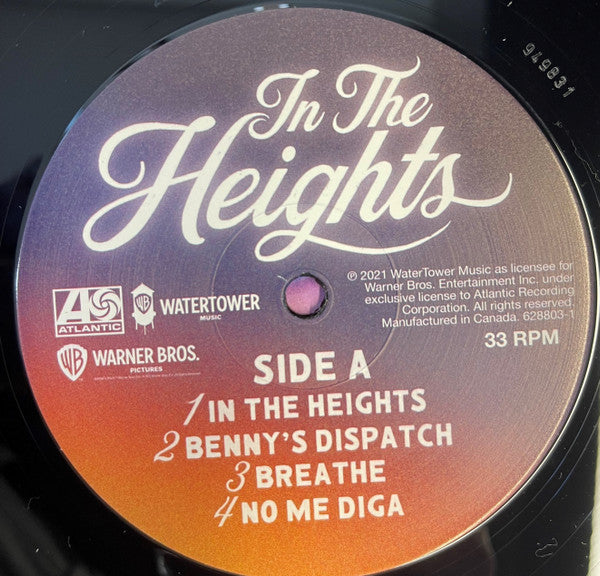 Soundtrack - In The Heights: Official Motion Picture Soundtrack Vinyl 2LP (Used)