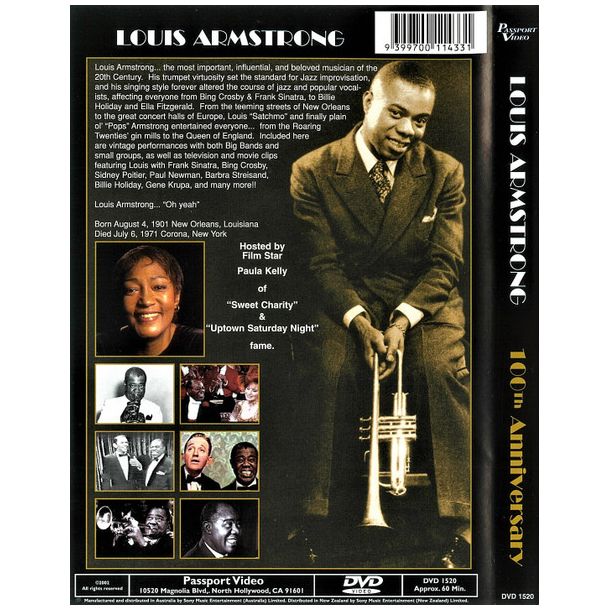 Louis Armstrong - 100th Anniversary DVD (Used)