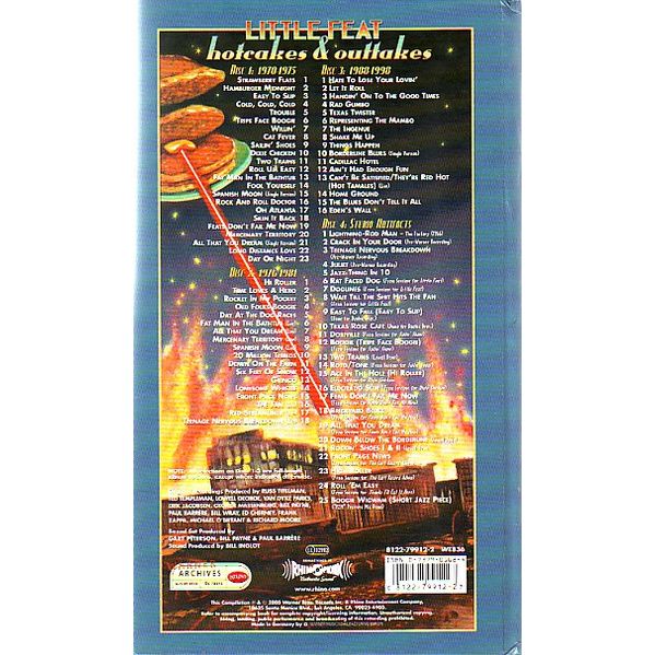 Little Feat – Hotcakes & Outtakes 4CD + Booklet Boxset (Used)