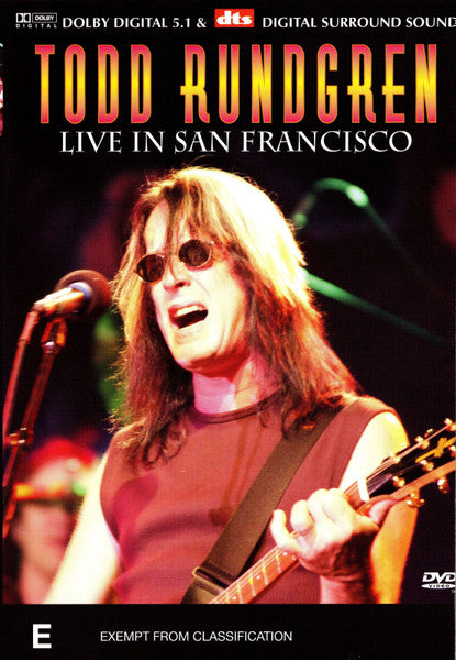 Todd Rundgren – Live In San Francisco DVD (New)