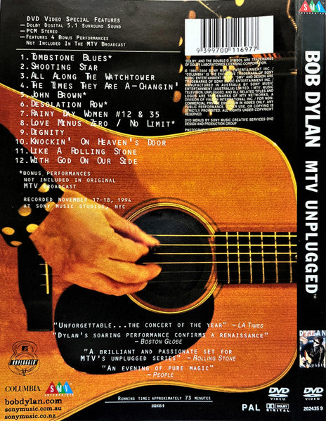 Bob Dylan – MTV Unplugged DVD
