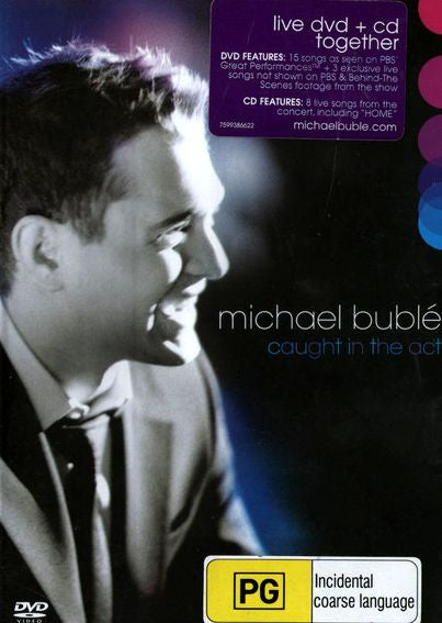 Michael Bublé – Caught In The Act Live DVD/CD