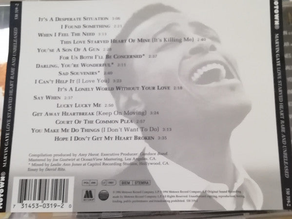 Marvin Gaye – Love Starved Heart Rare & Unreleased CD