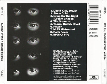 Rainbow – Straight Between The Eyes CD