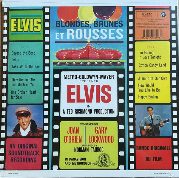 Elvis Presley - Blondes, Brunes Et Rousses SoundtrackRSD2022 Marble With Splatter Coloured Vinyl LP (Used)
