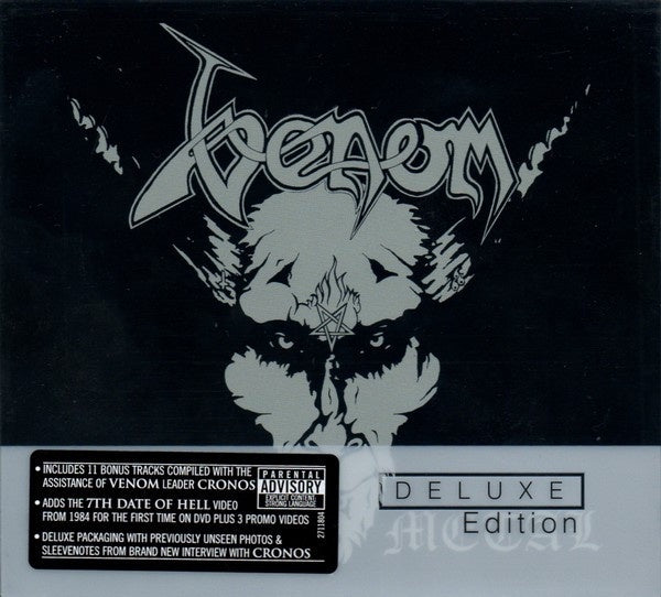 Venom – Black Metal Deluxe Ed CD + DVD Boxset