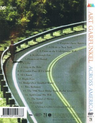 Art Garfunkel – Across America: Live From Ellis Island DVD (Used)