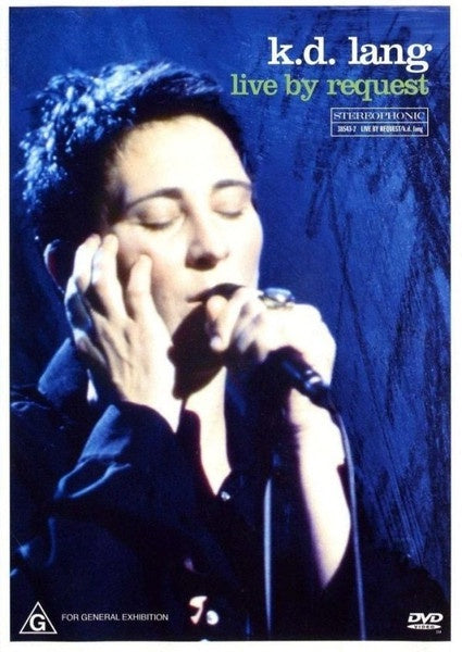K.D. Lang – Live By Request DVD (Used)