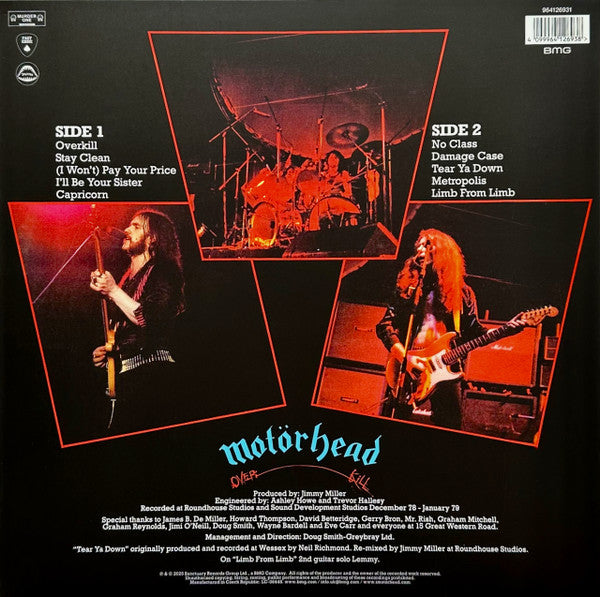 Motorhead – Overkill Blue & Green Coloured Vinyl LP