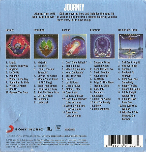 Journey – Original Album Classics 5CD Boxset (New)