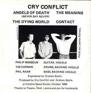 Cry Conflict - Never Say Never 7" Vinyl Single (Used)