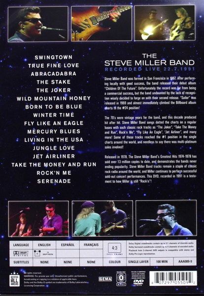 Steve Miller Band – Flyin' High DVD