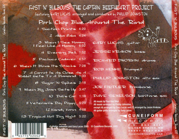 Fast 'N' Bulbous – Pork Chop Blue Around The Rind CD