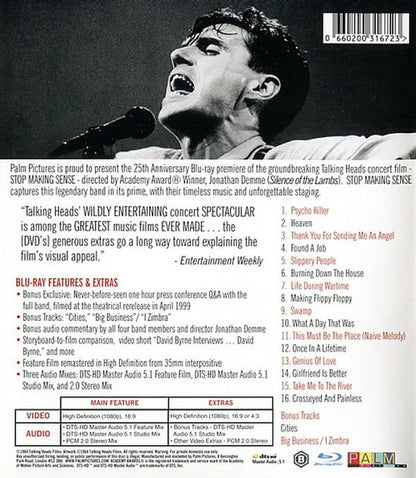 Talking Heads – Stop Making Sense Blu-Ray DVD