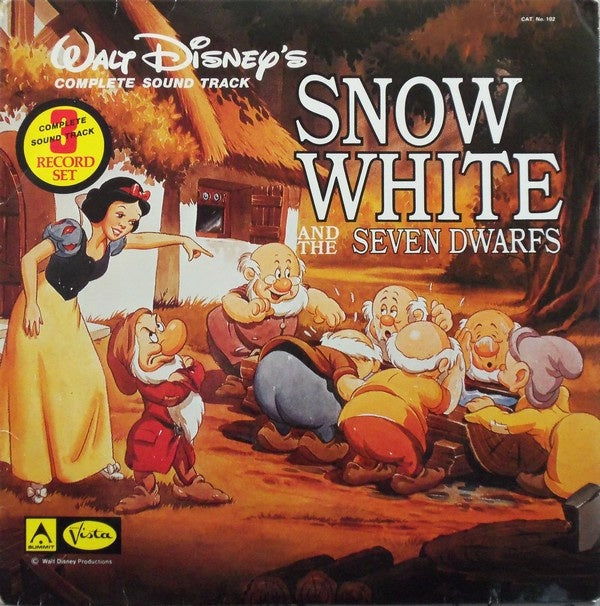 Various - Walt Disney's (Soundtrack) Snow White And The Seven Dwarfs Vinyl 3LP (Used)