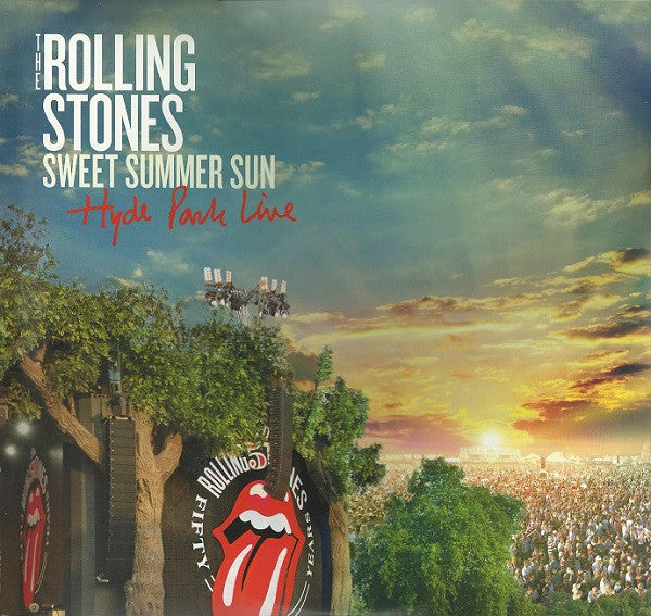 Rolling Stones – Sweet Summer Sun - Hyde Park Live Book +  2DVD + 2CD (Used)